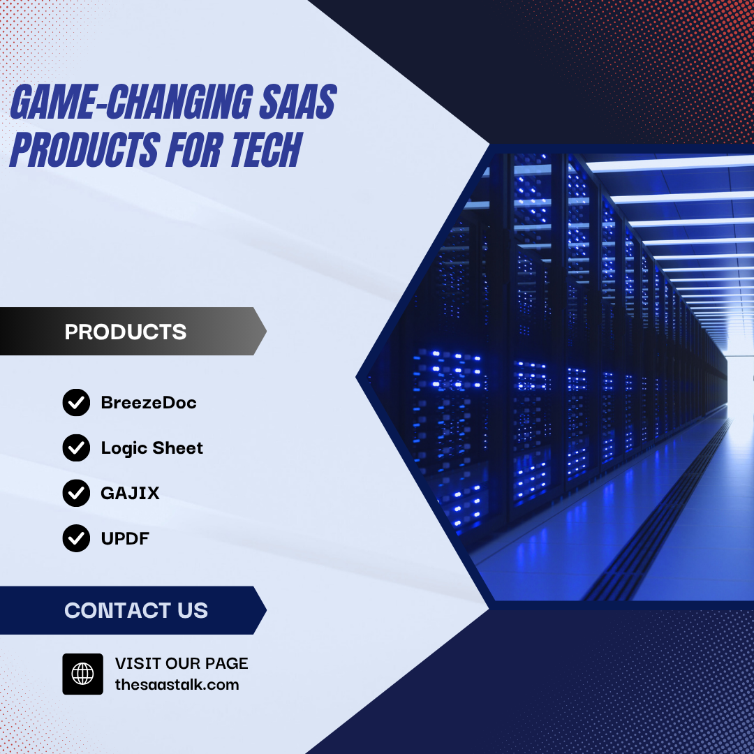 game-changing SaaS Products for tech