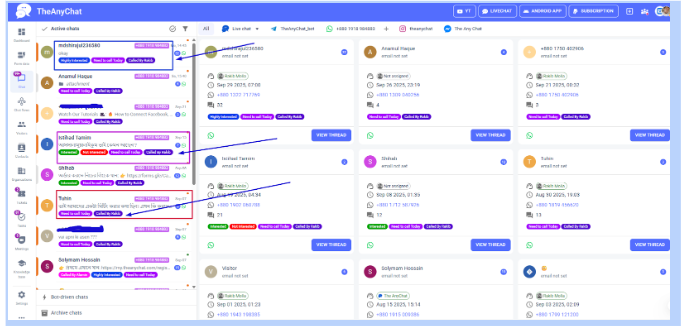 The Any Chat, Tag and Filter