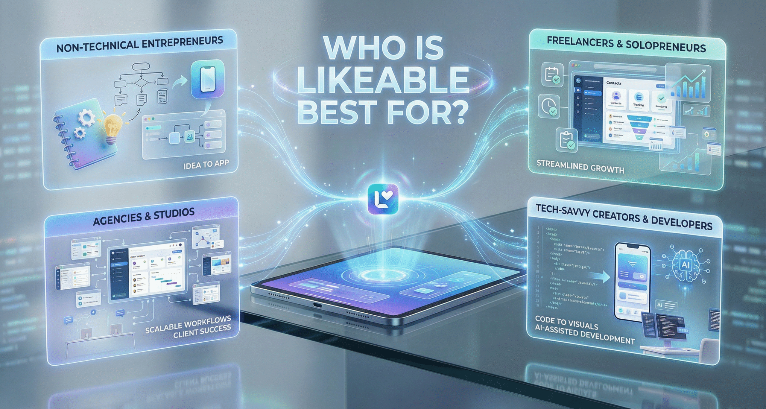 Likable: No Code App Builder, best for