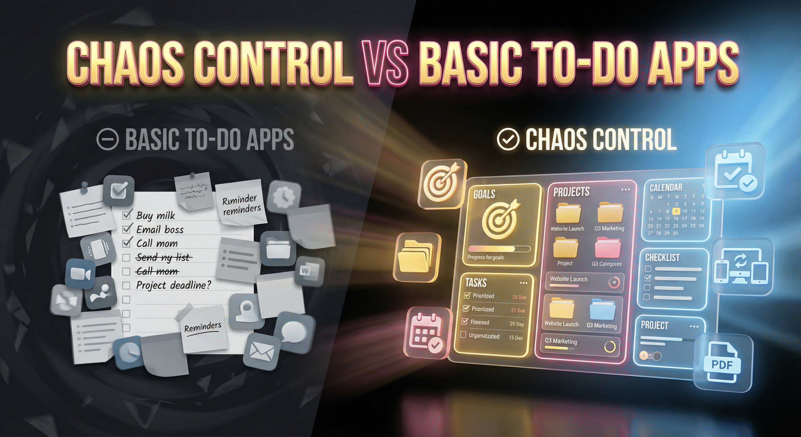 “Chaos Control vs Basic To-Do Apps”