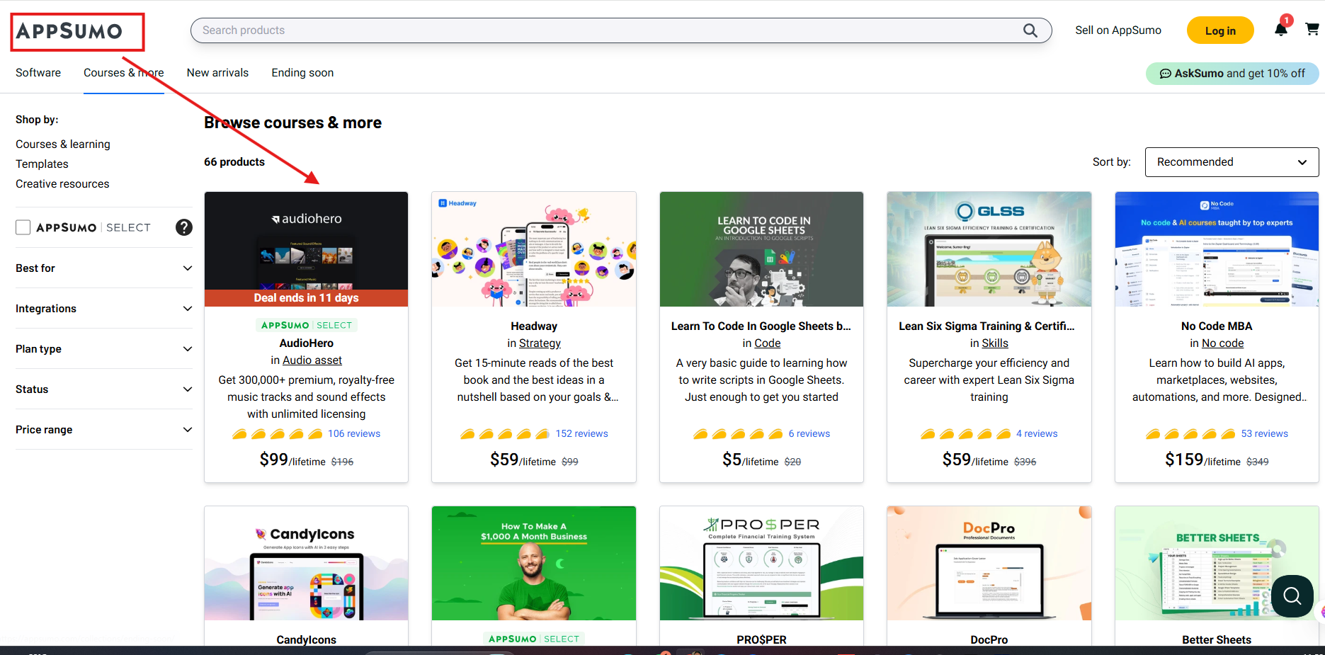 Appsumo lifetime deal