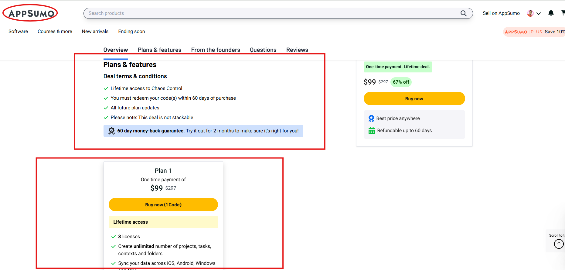 Chaos Control Available on Appsumo