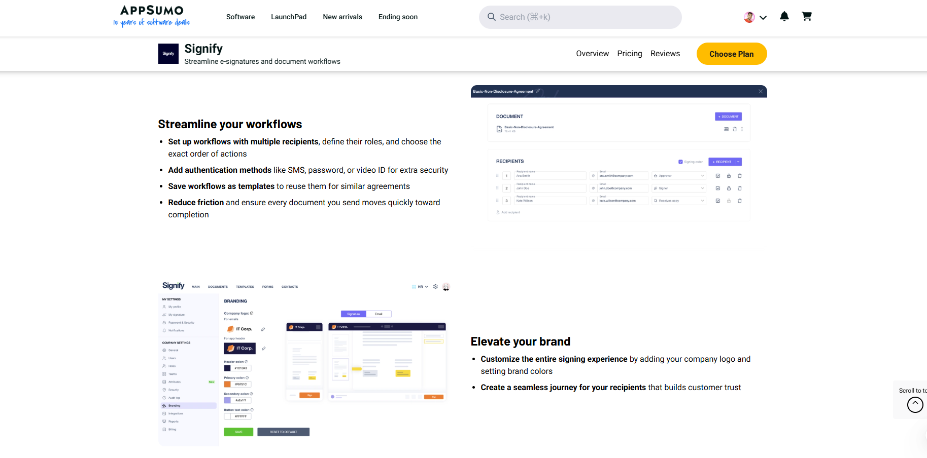 Best Contract Management Software 2026: Signify