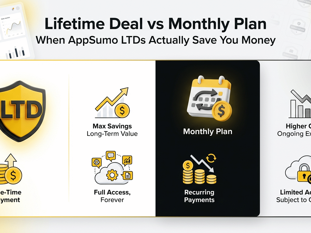 AppSumo Lifetime Deal vs Monthly Plan
