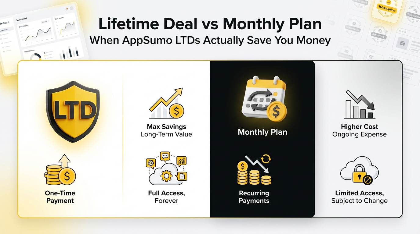 AppSumo Lifetime Deal vs Monthly Plan